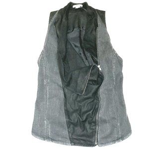 Helmut Lang Black and Gray Vest